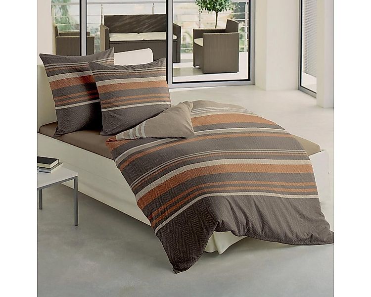 TRAUMSCHLAF Bettwäsche Zürich, Biber, 3 teilig, Winterbettwäsche in warmer günstig online kaufen