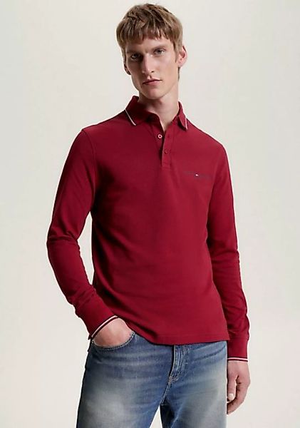Tommy Hilfiger Langarm-Poloshirt TIPPED PLACE L/S SLIM POLO günstig online kaufen
