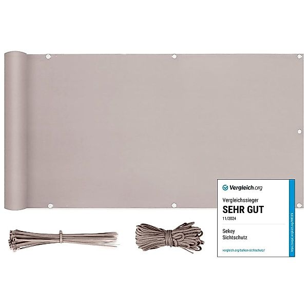 Sekey Balkonsichtschutz Balkonabdeckung PES Blickdichte Balkonverkleidung B günstig online kaufen