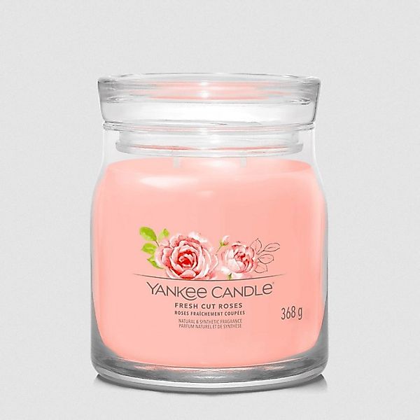 Yankee Candle Duftkerze Fresh Cut Roses günstig online kaufen