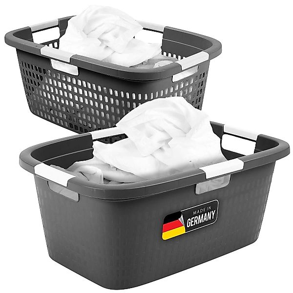 Novaliv Wäschekorb - (2 St), Wäschekorb günstig online kaufen