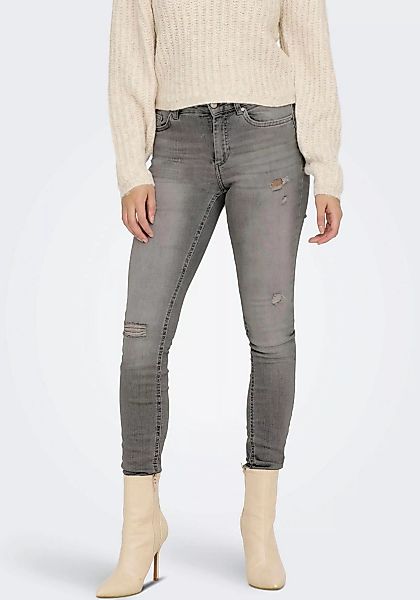 ONLY Skinny-fit-Jeans "ONLBLUSH MID SK AK RW DST DNM REA724NOOS", mit Destr günstig online kaufen