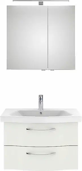 Saphir Badmöbel-Set »6005 Sprint 2-teilig, Keramik-Waschtisch mit LED-Spieg günstig online kaufen