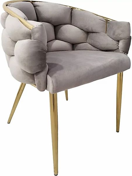 Kayoom Polsterstuhl »Stuhl Grace 125 2er-Set, Gestell aus Eisen, bequem gep günstig online kaufen