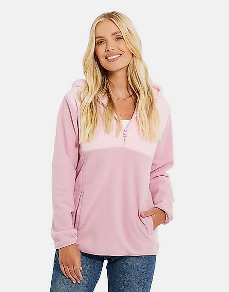 Threadbare Fleecepullover THB Bubble Fleece (1-tlg) mit Reißverschluss am A günstig online kaufen