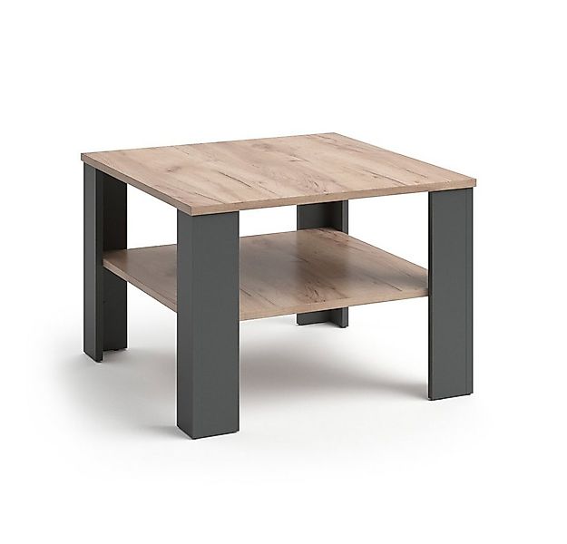 Vicco Couchtisch Homer, Anthrazit/Sand, 60 x 60 cm günstig online kaufen