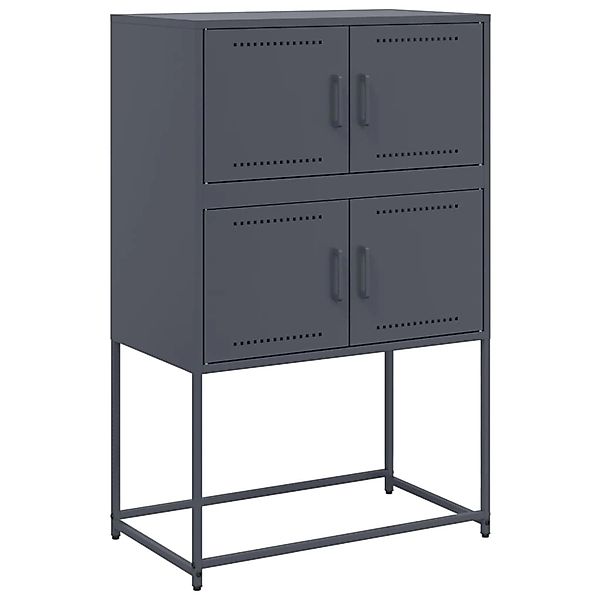 vidaXL Sideboard Anthrazit 68,5x38,5x107 cm Stahl 846484 günstig online kaufen