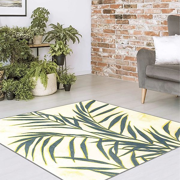 Teppich Palmenwedel im Sonnenlicht günstig online kaufen