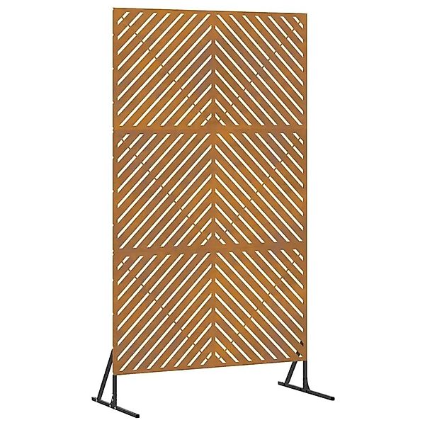 vidaXL Sichtschutz Grau 100 x 50 x 180 cm Stahl 868548 günstig online kaufen