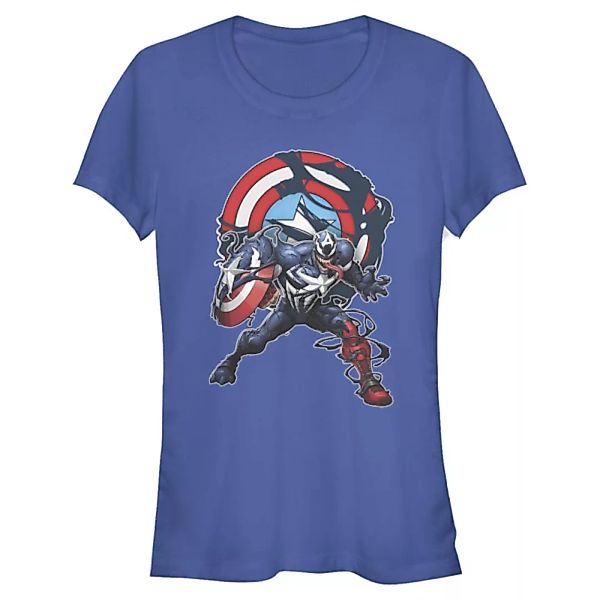 Marvel - Captain America Captain Venom W Symbol - Frauen T-Shirt günstig online kaufen