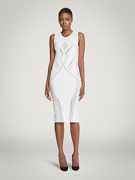 Wolford - Ajouré Net Dress, Frau, white, Größe: M günstig online kaufen