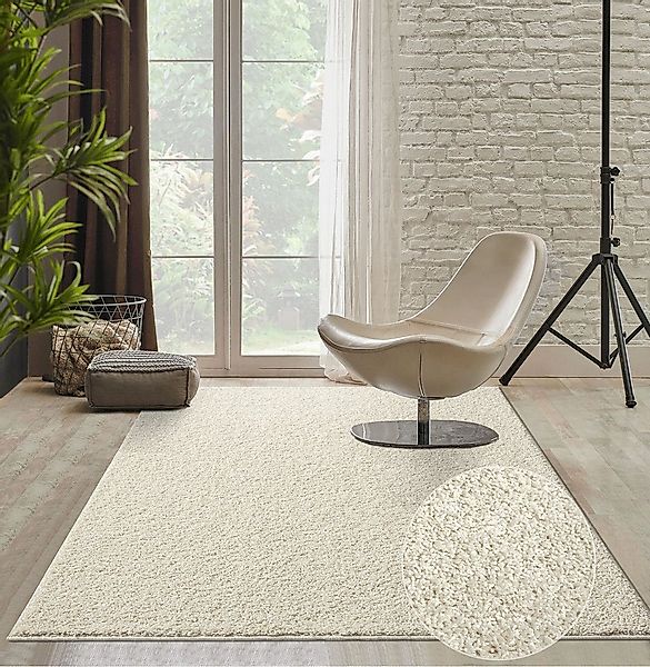 the carpet Teppich Foxy, rechteckig, Höhe: 30 mm, Wohnzimmer Teppich Hochfl günstig online kaufen