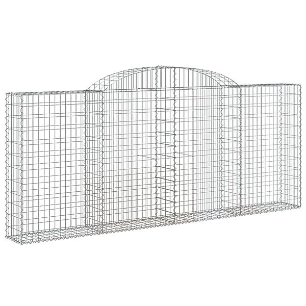vidaXL Gabionen mit Hochbogen 6 Stk 300x30x120/140cm Eisen 1671274 günstig online kaufen