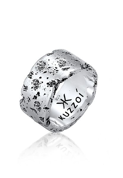 Kuzzoi Silberring Herren Geschmiedet Rustikal Look günstig online kaufen