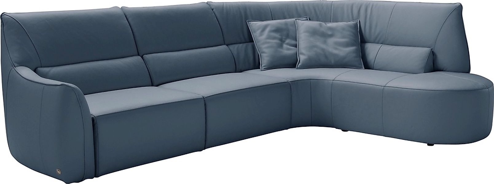 Egoitaliano Ecksofa "Puffy, extravagant & edel, Retro Designsofa, hoher Sit günstig online kaufen