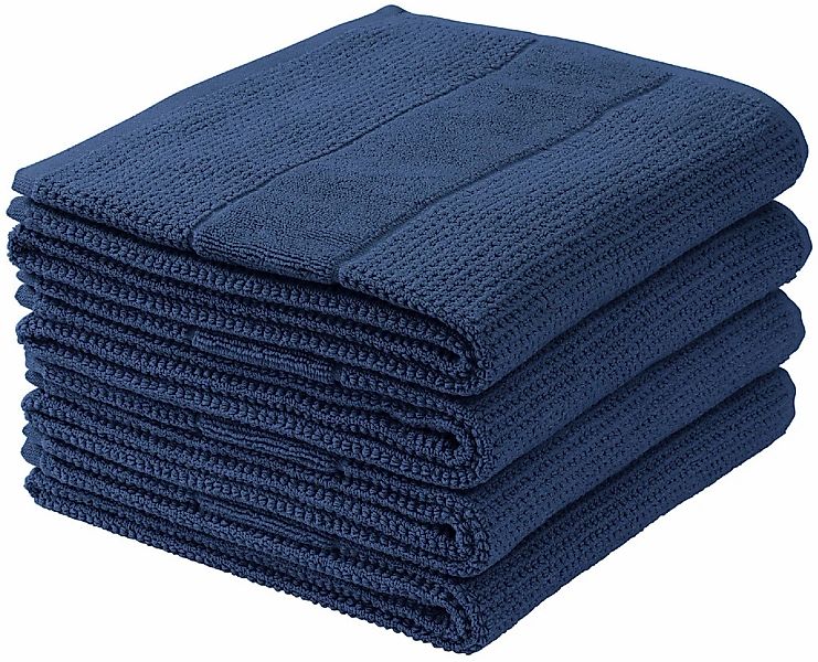 Schiesser Handtücher "Turin aus 100% Baumwolle in dezenter Reiskornoptik" M günstig online kaufen