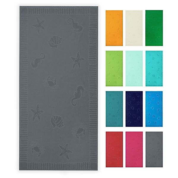 ZOLLNER Strandtuch, Frottier (1-St), 100 x günstig online kaufen