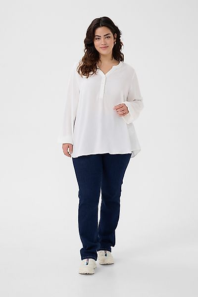 KAFFE Curve Langarmbluse Langarm-Bluse KCmahlena Große günstig online kaufen