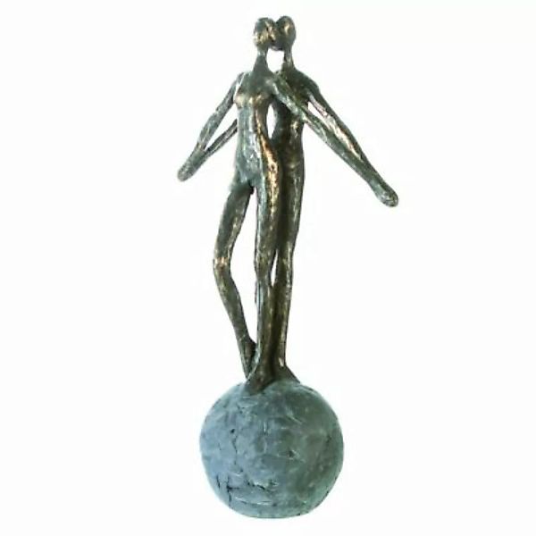 Casablanca by GILDE Skulptur Encourage bronze/silber günstig online kaufen