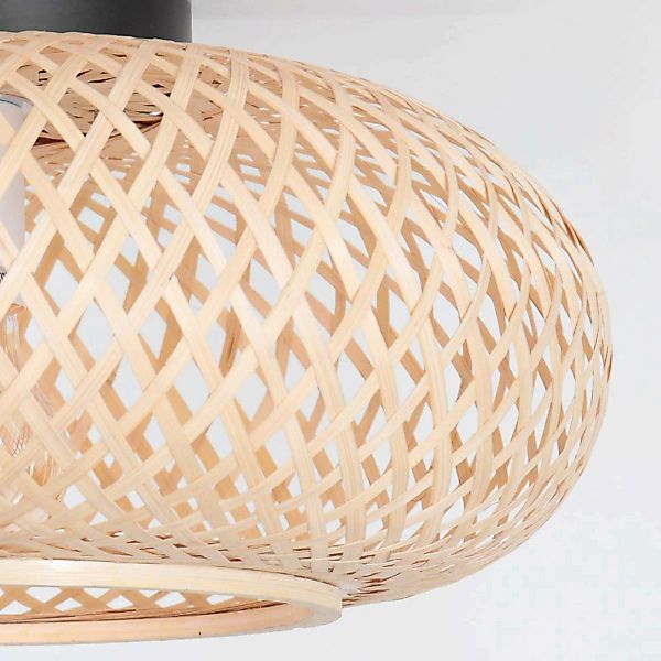 Bambus-Deckenleuchte Maze, natur günstig online kaufen