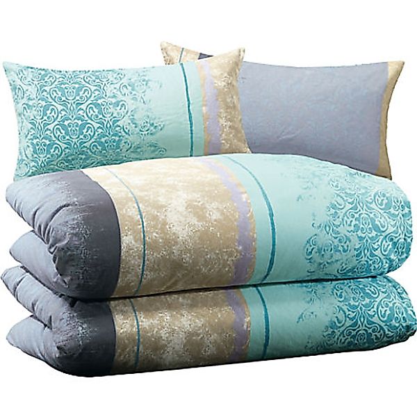 Erwin Müller Bettwäsche Bettwäsche Sparpaket 4-teilig, Baumwolle, Grafik günstig online kaufen