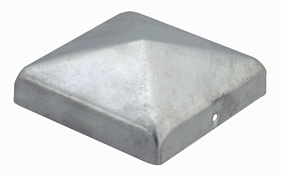 Alberts Zaunriegel PF-Kappe f.Holz,flach,fvz,100x100-Set: 3 Stück, günstig online kaufen