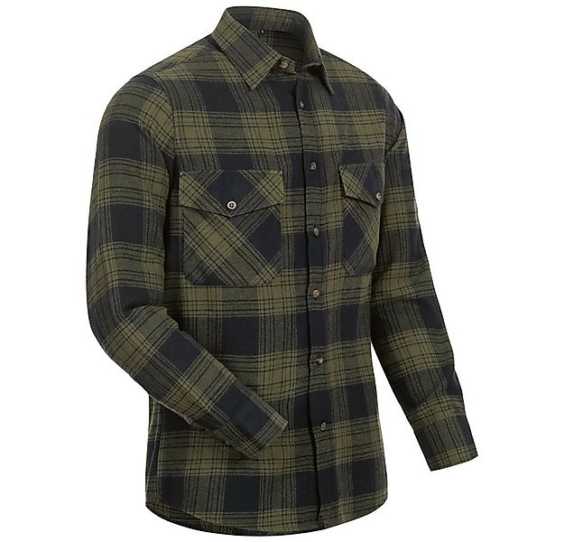 Craftland Flanellhemd Hemd langarm Herrenhemd Karomuster günstig online kaufen