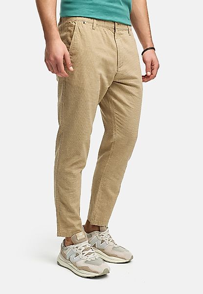Indicode Leinenhose INNandos mit elastischem Bund günstig online kaufen