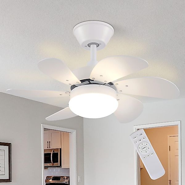 Nettlife Deckenventilator mit beleuchtung Fernbedienung Leise günstig online kaufen