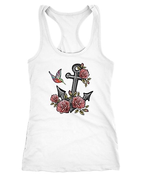 Neverless Tanktop Damen Tank-Top Anker Rosen günstig online kaufen