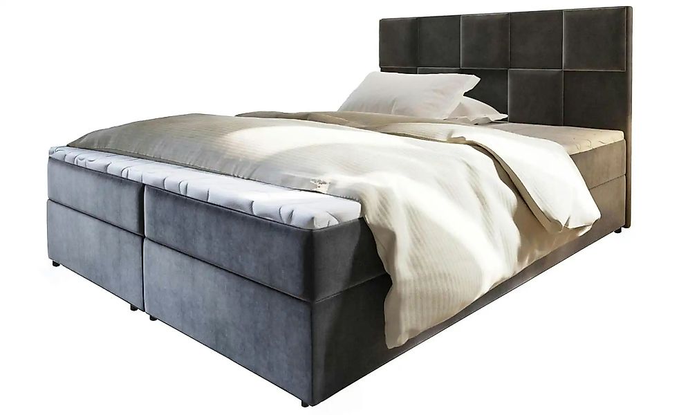 MASSENO Boxbett mit Bettkasten Prata ¦ grau ¦ Maße (cm): B: 160 H: 98 Bette günstig online kaufen