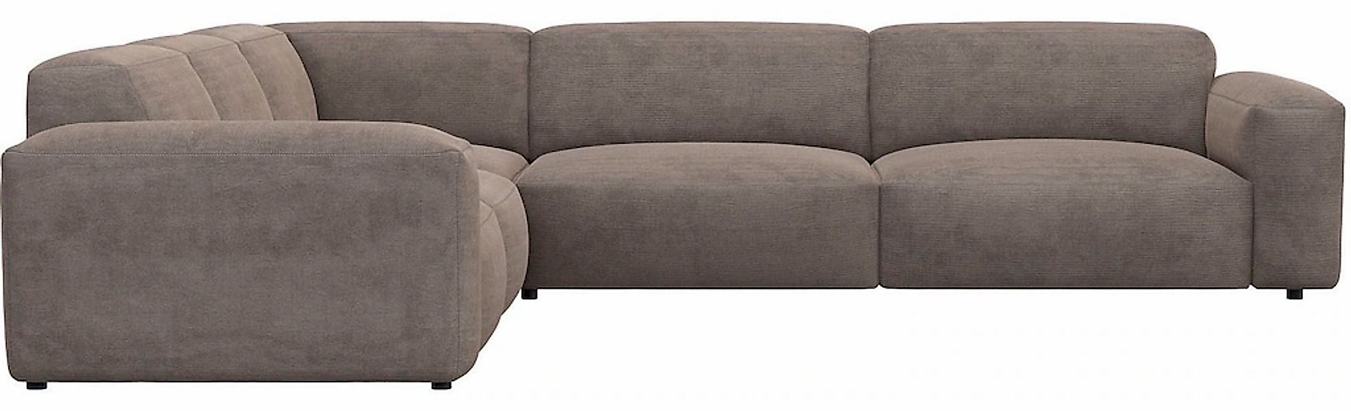 FLEXLUX Ecksofa "Lucera, super bequem durch hochwertigen Sitzaufbau mit Kal günstig online kaufen