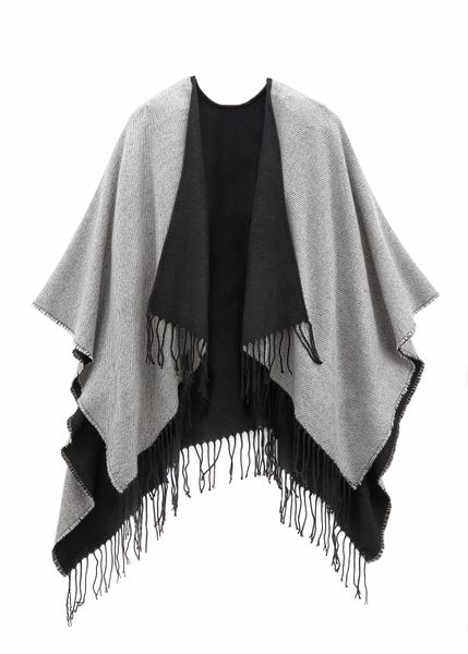 LASCANA Strickponcho Cape Poncho zum Wenden, günstig online kaufen