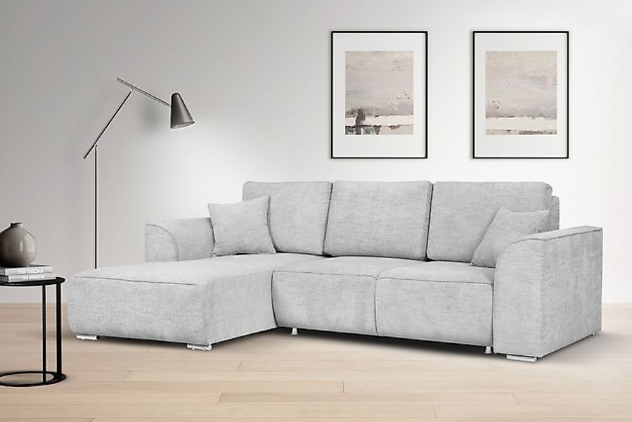 INOSIGN Ecksofa "BEATRICE optionale Schlafsofa mit Bettkasten, B/T/H: 265/1 günstig online kaufen