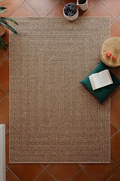 Wecon home Läufer "Layo" rechteckig 6 mm Höhe Flachgewebe, wetterfest, geom günstig online kaufen