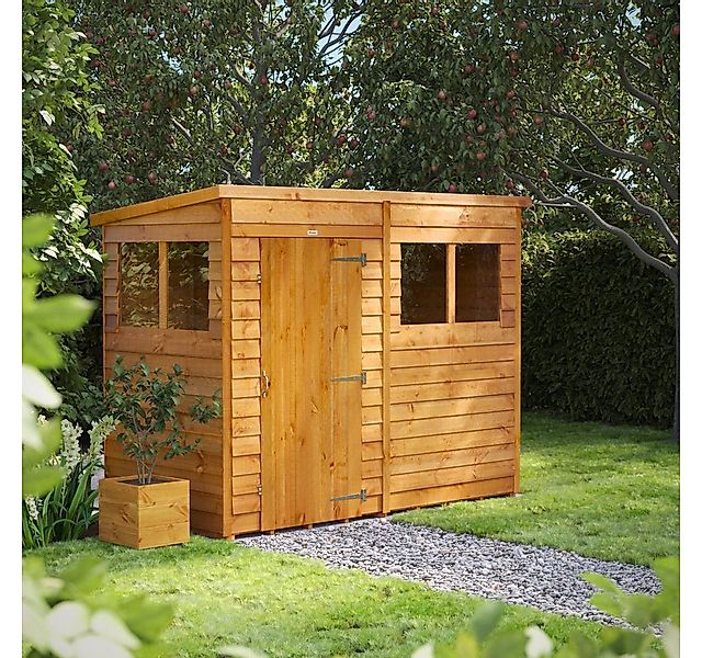 Powersheds Gartenhaus Gartenhaus mit Pultdach und Stülpschalung, Vollholz, günstig online kaufen