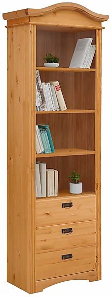 OTTO home Regal »Konrad« aus Massivholz, für Kinderzimmer, mit Metallgriffe günstig online kaufen