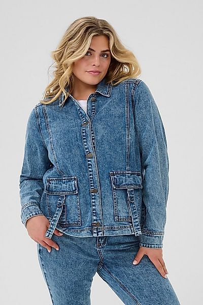 KAFFE Curve Jeansjacke Jeansjacke KCelona plus günstig online kaufen