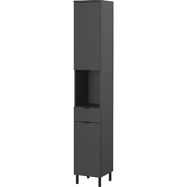 Germania Hochschrank Arcena 1393 Graphit 30 cm x 190 cm x 34 cm günstig online kaufen