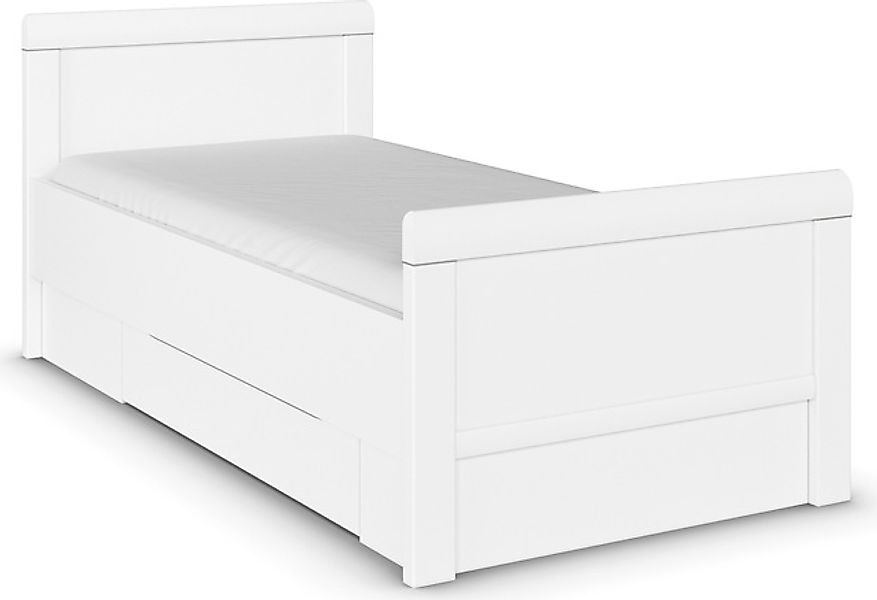 rauch Stauraumbett »Bett Einzelbett Stollenbett Bettkästen EVELYN«, in Komf günstig online kaufen