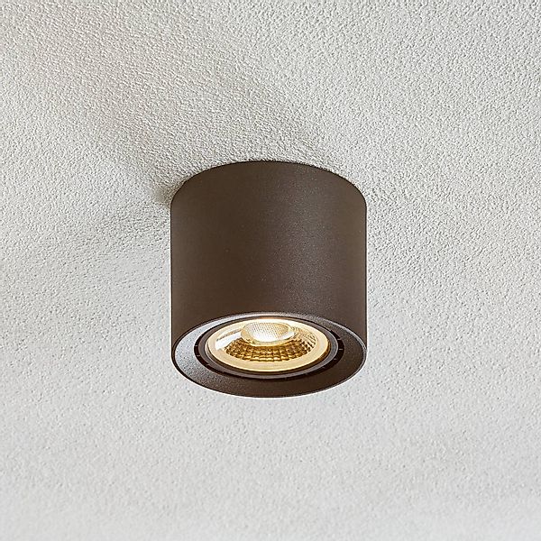 LED Deckenstrahler Fedler in Schwarz GU10 12W 820lm rund günstig online kaufen