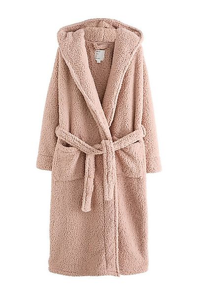 Next Damenbademantel Langer Teddy-Morgenmantel, Polyester (recycelt) günstig online kaufen