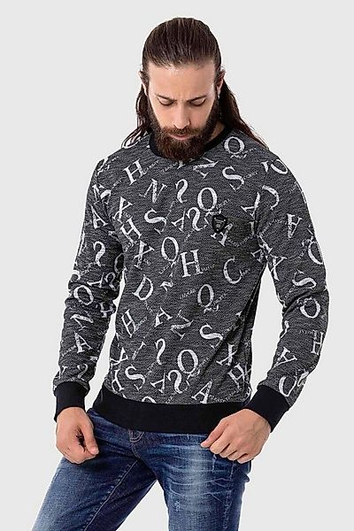 Cipo & Baxx Sweatshirt Sweatshirts (1-tlg) mit Allover-Print günstig online kaufen