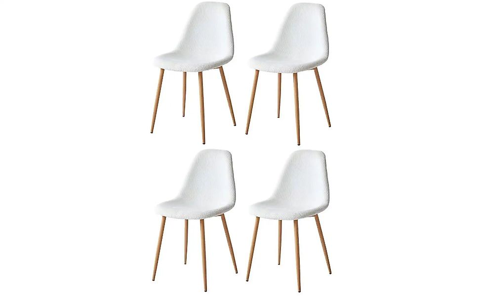 Stuhl 4er-Set  Copenhagen ¦ beige ¦ Maße (cm): B: 46,5 H: 86 Stühle > Polst günstig online kaufen
