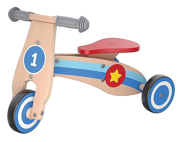 Playtive Dreirad PLAYTIVE Rutschrad Holz Lauflernrad Dreirad Aktiv-Spielzeu günstig online kaufen