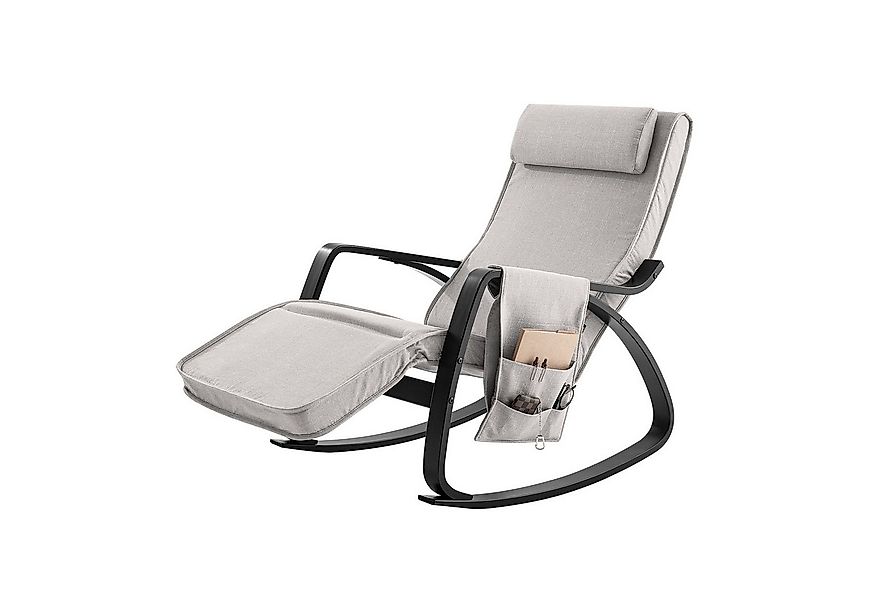SoBuy Schaukelstuhl FST20, Gepolsterter Schaukelsessel für Wohnzimmer & Sch günstig online kaufen