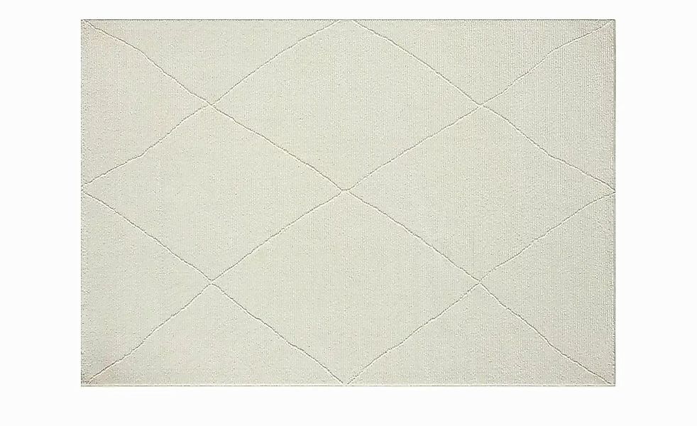 Webteppich  Sign ¦ creme ¦ Synthetische Fasern ¦ Maße (cm): B: 80 Teppiche günstig online kaufen