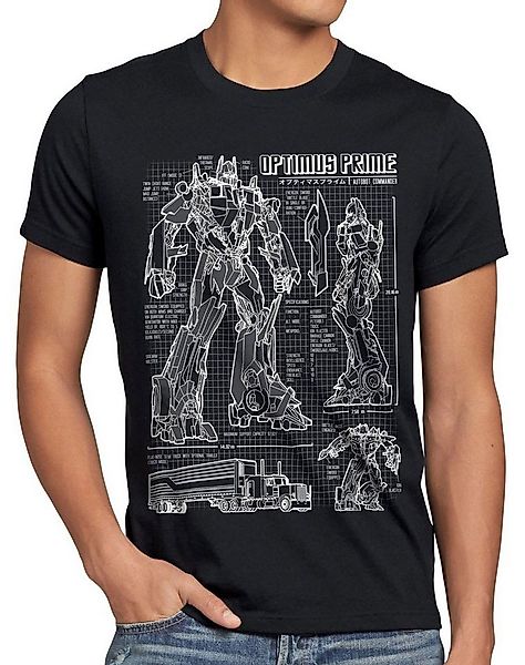 style3 T-Shirt Optimus Prime blaupause autobot transformers günstig online kaufen