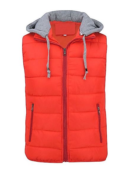 YOUTHUP Steppweste Herren Dicke Winterweste mit Kapuze günstig online kaufen