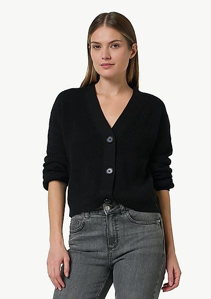 comma Cardigan Strickjacke Lässige Strickjacke mit voluminösen Ärmeln günstig online kaufen